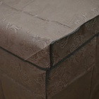 Capa Para Máquina De Lavar Roupas 8 A 12kg Marrom