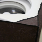 Capa Para Máquina De Lavar Roupas 8 A 12kg Marrom