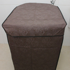 Capa Para Máquina De Lavar Roupas 8 A 12kg Marrom