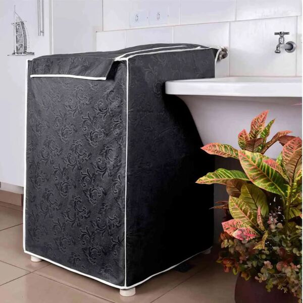 Capa Para Máquina De Lavar Tamanho M - Preto