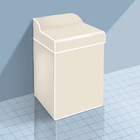 Capa para Máquina de Lavar Vinil Lisa Bege M PlastLeo