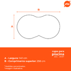 Capa Para Piscina 1000 Litros Afort