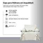 Capa Para Poltrona 1 Lugar Até 1 Metro Em Acquablock Impermeá