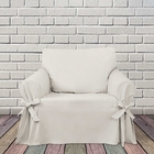 Capa Para Poltrona 1 Lugar Até 1 Metro Em Brim Peletizado 100