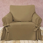 Capa Para Poltrona Sofá 1 Lugar Em Brim Peletizado 100% Algod