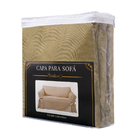 Capa Para Poltrona Sofá 1 Lugar Em Gorgurão Cor Cáqui