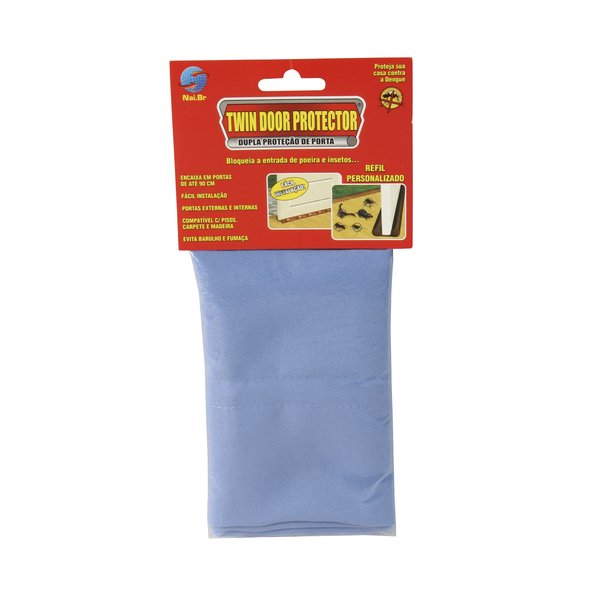 Capa para Protetor de Porta Azul 90cm