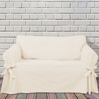 Capa Para Sofá 2 Lugares Impermeável Acquablock Cor Crua