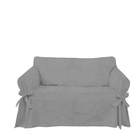 Capa Para Sofá 2 Lugares Impermeável Acquablock Cor Grafite