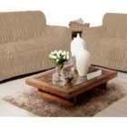 Capa Para Sofá  Elasticada 2 e 3 Lugares Tamanho King Bege