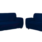 Capa Para Sofá Agarradinha 2 e 3 Lugares King Azul Marinho