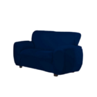 Capa Para Sofá Agarradinha 2 e 3 Lugares King Azul Marinho