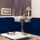 Capa Para Sofá Agarradinha 2 e 3 Lugares King Azul Marinho