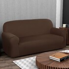 Capa Para Sofá - Bem Estar - 3 Lugares - Marrom - Malha - Ado