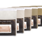 Capa Para Sofá De 1 Lugar Em Brim Peletizado 100% Algodão Crua