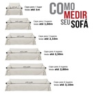 Capa Para Sofá De 1 Lugar Em Piquet Protetora Resistente Casa