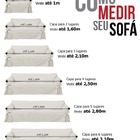 Capa Para Sofá De 3 Lugares Em Acquablock Impermeável Bege