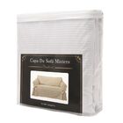 Capa Para Sofá De 3 Lugares Em Piquet Criança Pets Branco