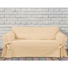 Capa Para Sofá De 4 Lugares Em Gorgurão Cor Bege