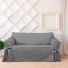 Capa Para Sofá De 5 Lugares Até 2,80m Em Brim Peletizado Graf
