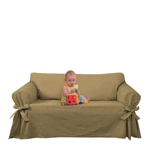 Capa Para Sofá De 5 Lugares Até 2,80m Em Brim Peletizado Marr