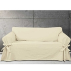 Capa Para Sofá De 5 Lugares Em Brim 100% Algodão Cor Natural