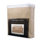 Capa Para Sofá De 5 Lugares Em Gorgurão Cor Bege