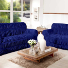 Capa Para Sofá Elasticada 2 e 3 Lugares Tamanho King Azul Mar