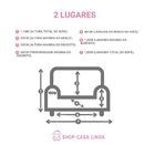 Capa Para Sofá Resistente Carolina Gold 2 e 3 Lugares Tamanho