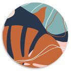 Capa Para Sousplat Costela De Adão Abstrata Tecido Oxford - 3