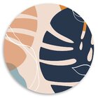 Capa Para Sousplat Costela De Adão Azul Tecido Oxford - 35x35