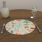 Capa Para Sousplat Natureza Abstrata Tecido Oxford - 35x35cm