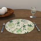 Capa Para Sousplat Suculenta Tecido Oxford - 35x35cm