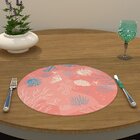 Capa Para Sousplat Universo Marinho Tecido Oxford - 35x35cm