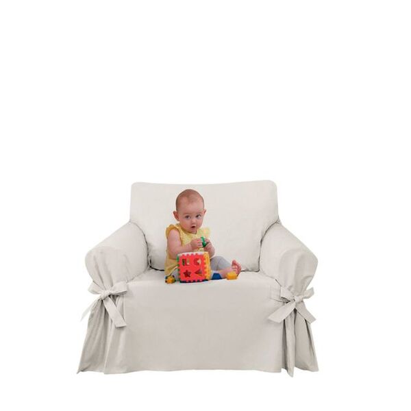 Capa Protetor de Sofá 1 Lugar Tecido Gorgurão Crua