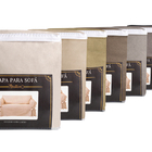 Capa Protetor de Sofá 1 Lugar Tecido Gorgurão Crua