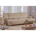 Capa Protetor De Sofá Retrátil Assento Até 1,80m Tabaco