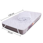 Capa Protetor Para Colchão De Berço Impermeável 130x70x14cm B