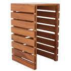 Capa Protetora Botijão De Gás De Cozinha - Madeira Maciça Dec