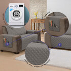 Capa Protetora De Sofá Padrão 3 Lugares Classic Face Única Co