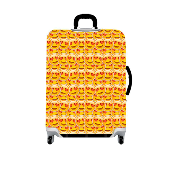 Capa Protetora Média Para Mala De Viagem - Emoji - Skinbag -