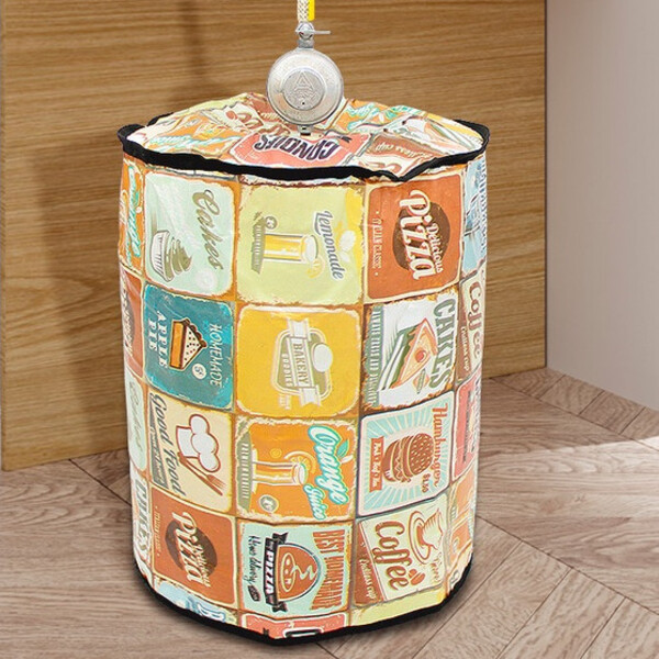 Capa Protetora Para Botijão Bujão De Gás Impermeável - Bakery