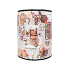 Capa Protetora Para Botijão Bujão De Gás Impermeável - Café