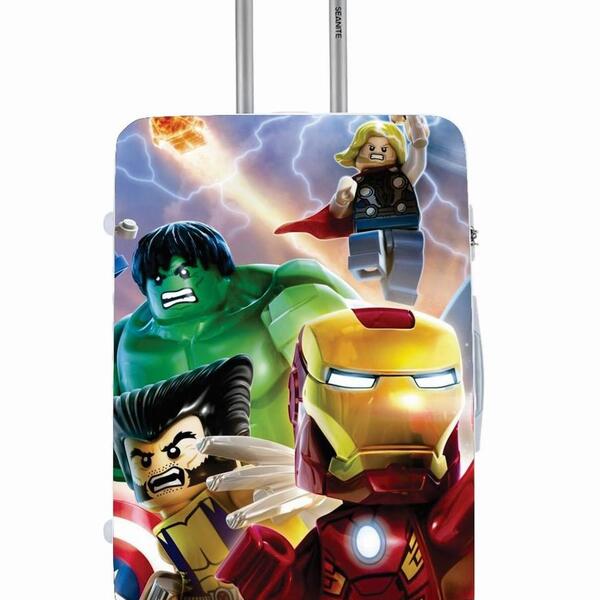 Capa Protetora Para Mala Viagem Personalizada Grande Herois B