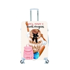 Capa Protetora Para Mala Viagem Personalizada Grande Paz Amor