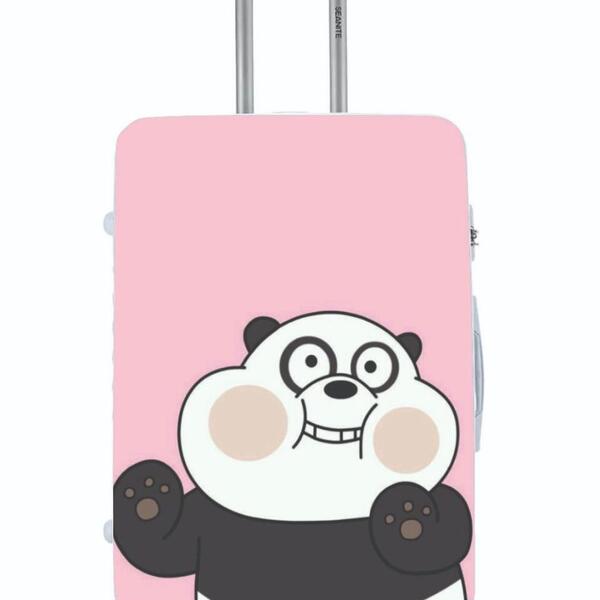 Capa Protetora Para Mala Viagem Personalizada Grande Urso Pan