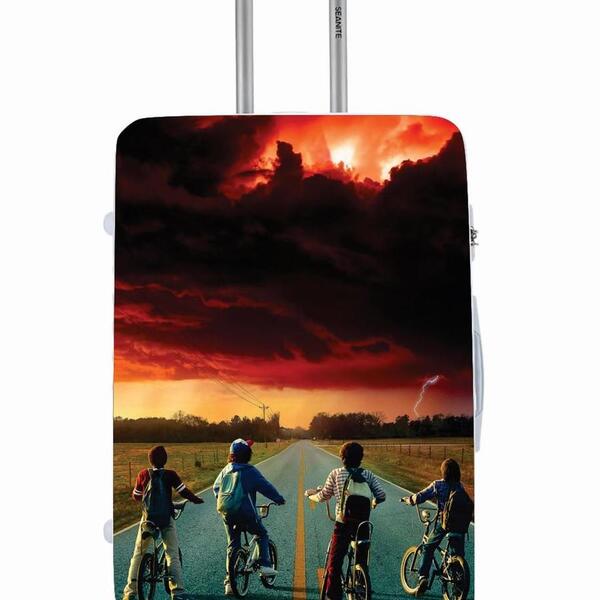 Capa Protetora Para Mala Viagem Personalizada Média 2temporad