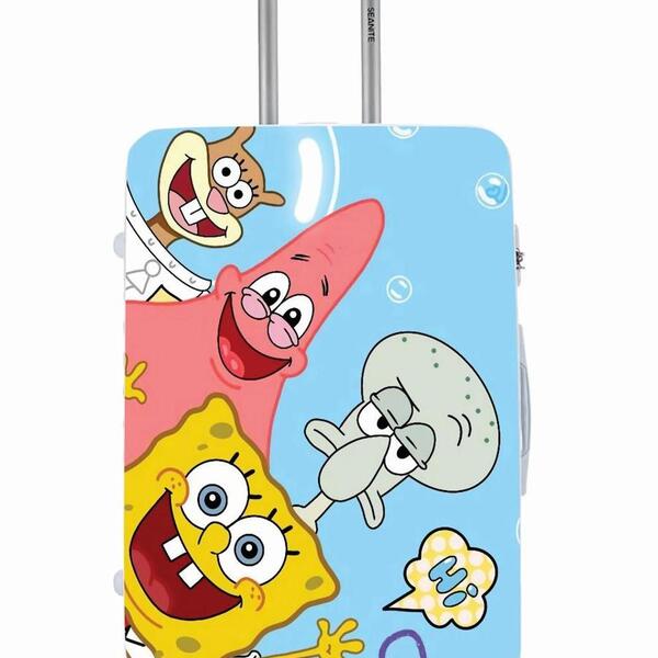 Capa Protetora Para Mala Viagem Personalizada Média Amigos Do