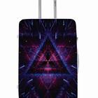 Capa Protetora Para Mala Viagem Personalizada Media Triangulo