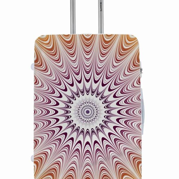 Capa Protetora Para Mala Viagem Personalizada Pequena Abstrat